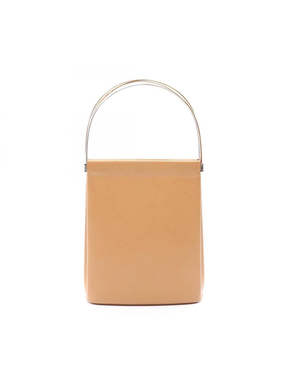 Cartier Trinity Hand Bag Leather Beige #374569C60B